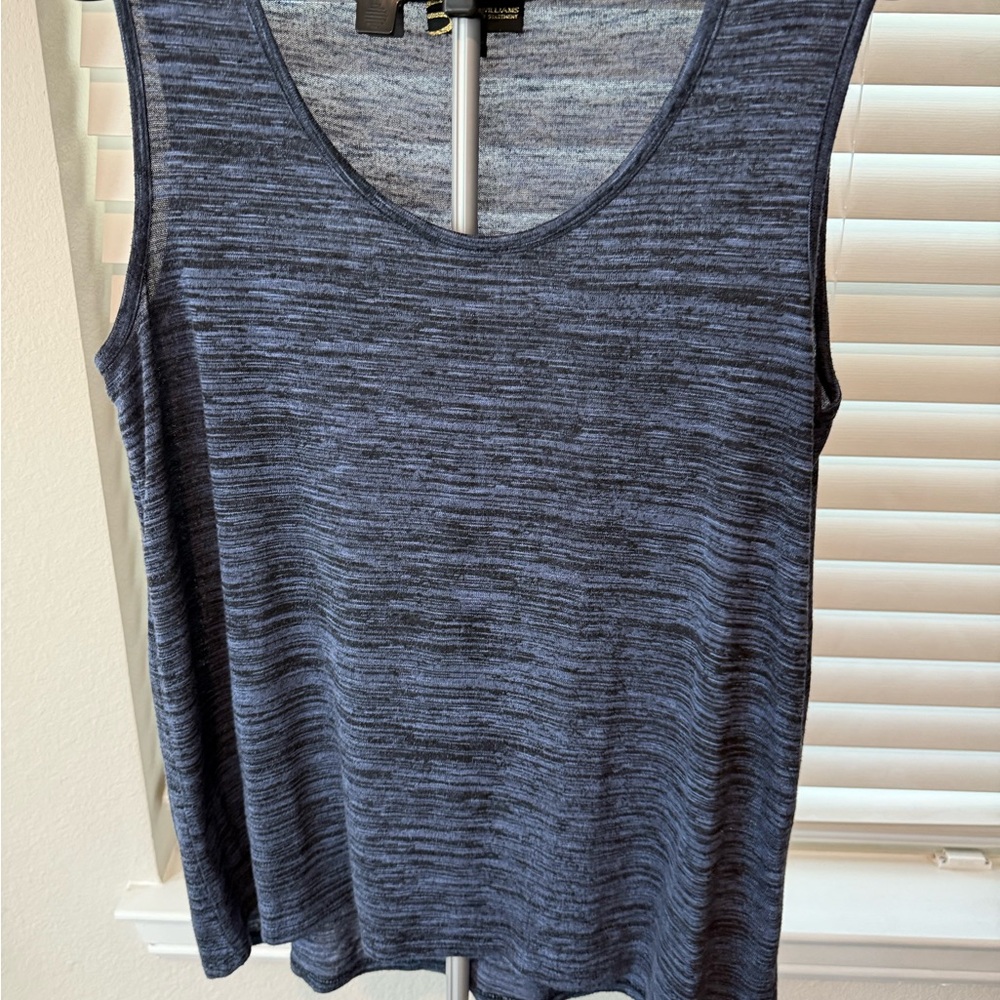 Serena Williams Navy Heathered Tank Top